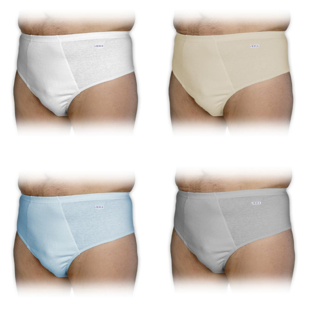 202 – Cueca slip 100% algodão plus size Vierge – Cores sortidas - Image 3