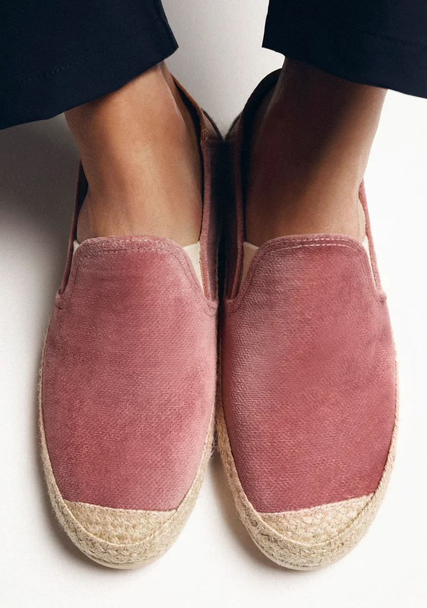 PINK VELVET ESPADRILLES - Image 9