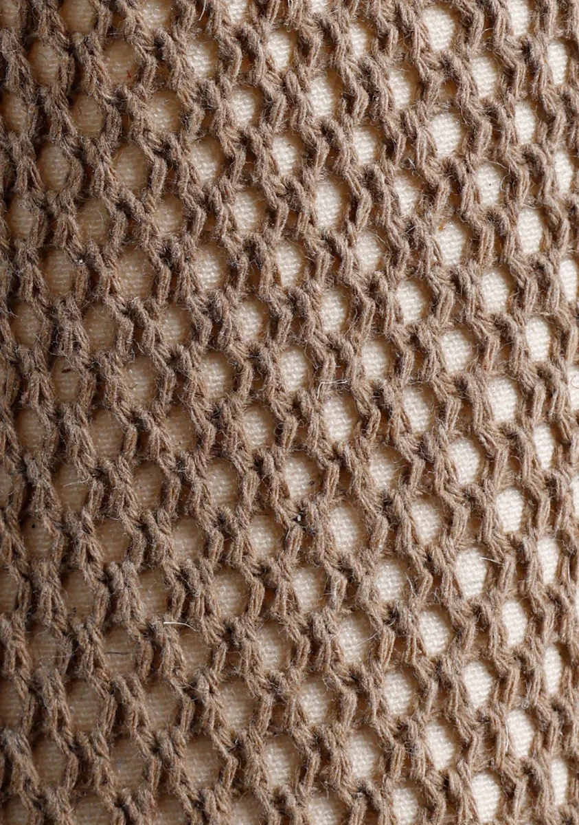 KHAKI MESH ESPADRILLES - Image 4