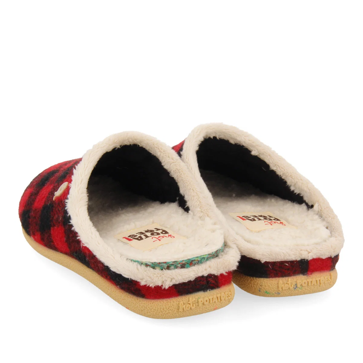 ZAPATILLAS INFANTILES DE ESTAR POR CASA EN COLOR ROJO DE LA COLECCIÓN HOT POTATOES SKOVDE - Image 4