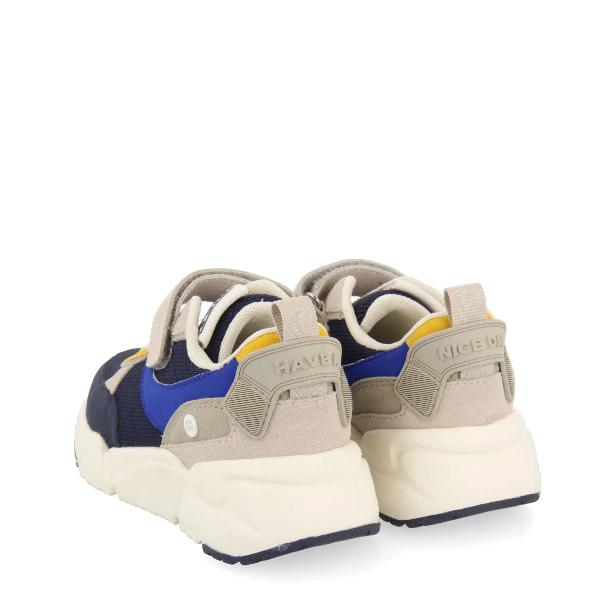 Ouanne boys navy blue sneakers with light and flexible chunky soles - Image 5