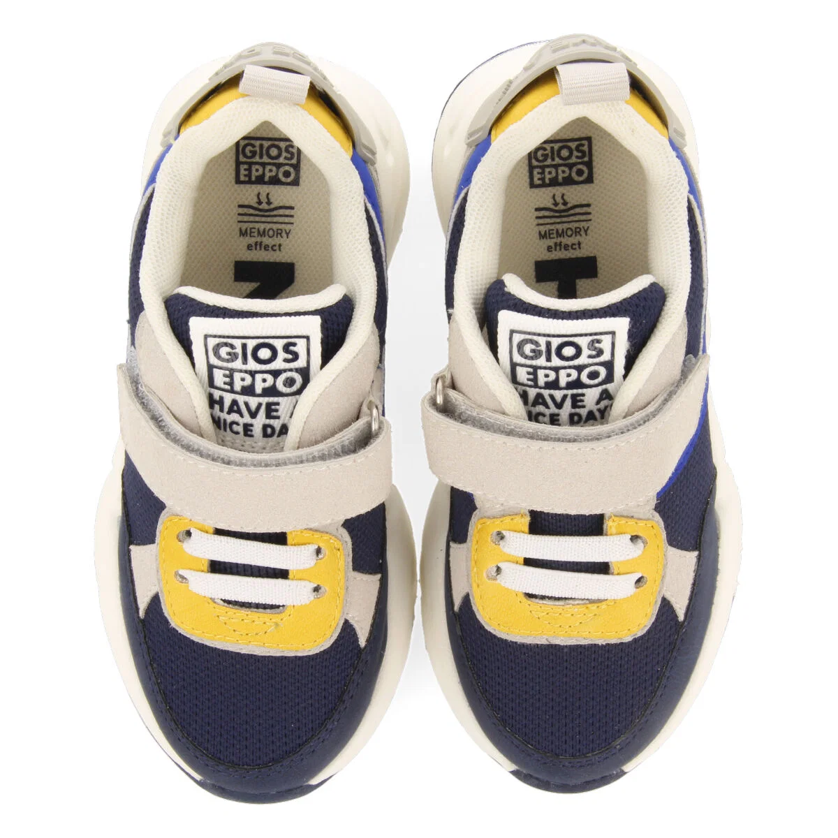 Ouanne boys navy blue sneakers with light and flexible chunky soles - Image 4