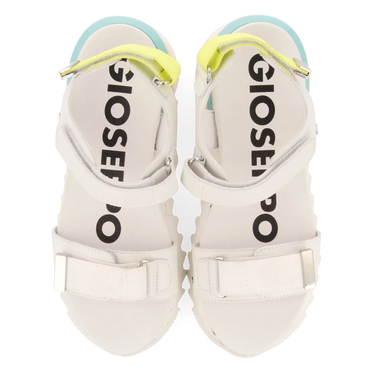 Viersat women's sporty white sandals - Image 5