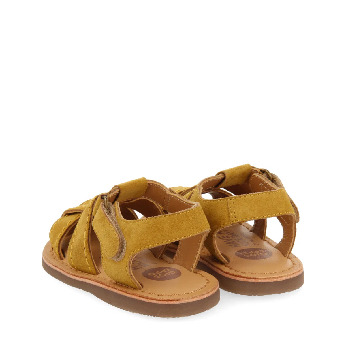 Cabixi boys mustard leather strappy sandals - Image 5