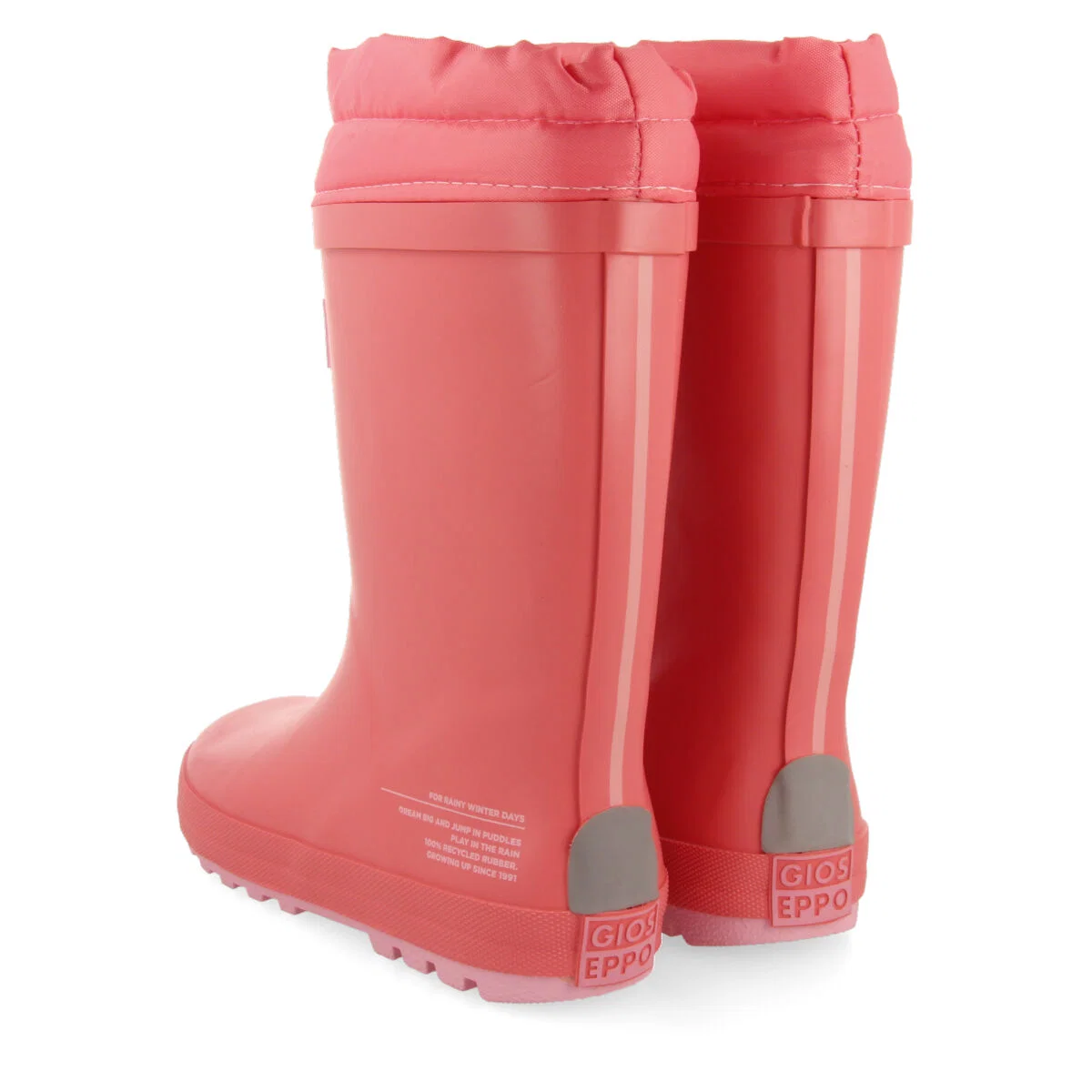 Veblem children's fuchsia welly boots - Image 4