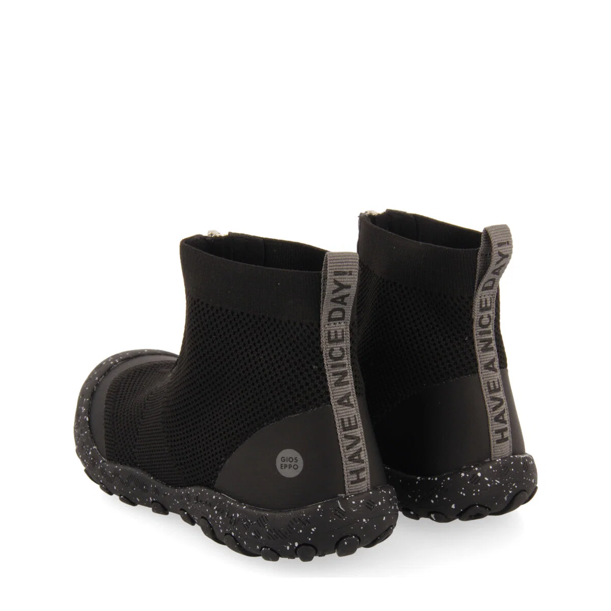 Lowry children's black sock-style hiking sneakers - Image 4