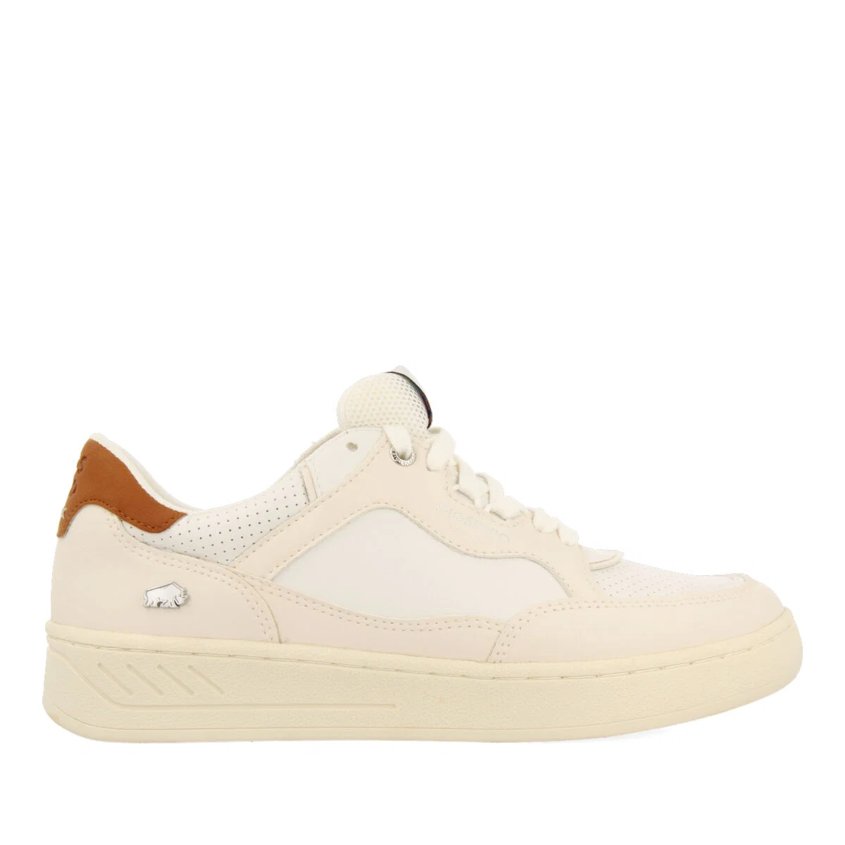 Paudorf men's cream retro sneakers - Image 2