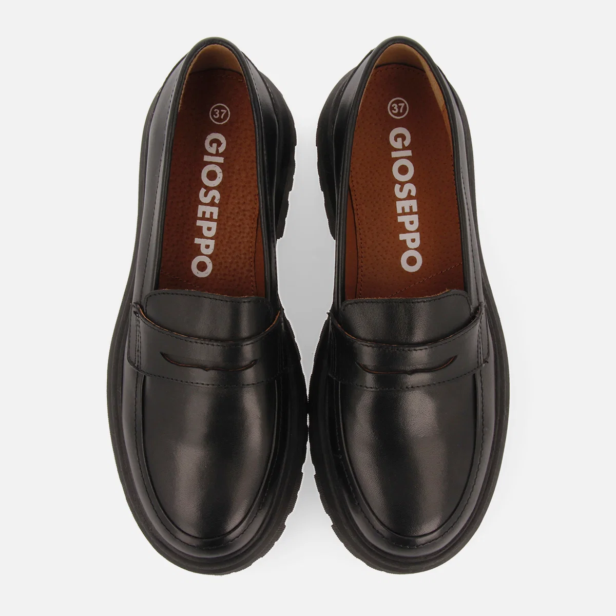 Steinnes women's black leather moccasins - Image 5