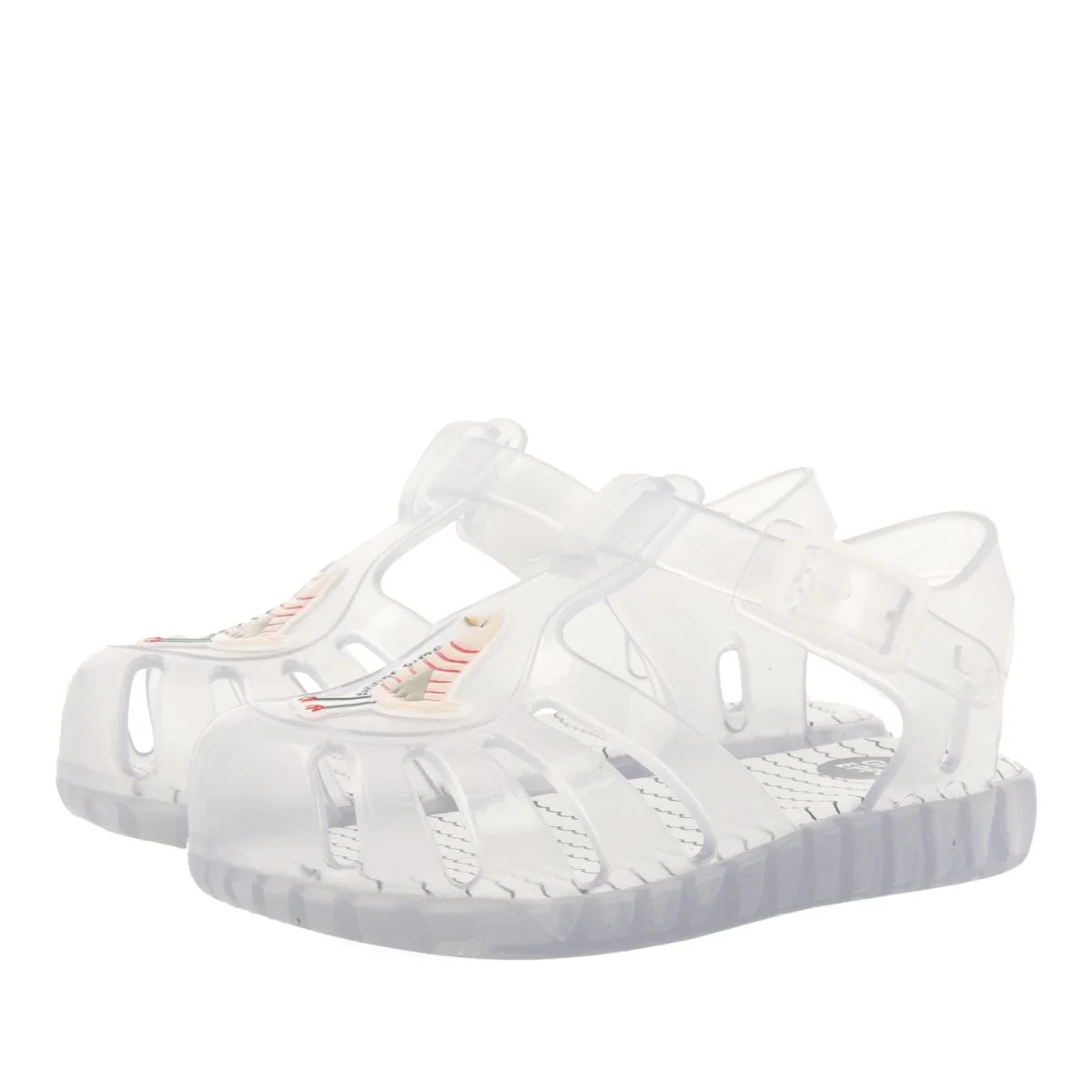 TRANSPARENT CRAB SHOES WITH SEAGULL PATCH FOR BABY MOSSET - Image 3