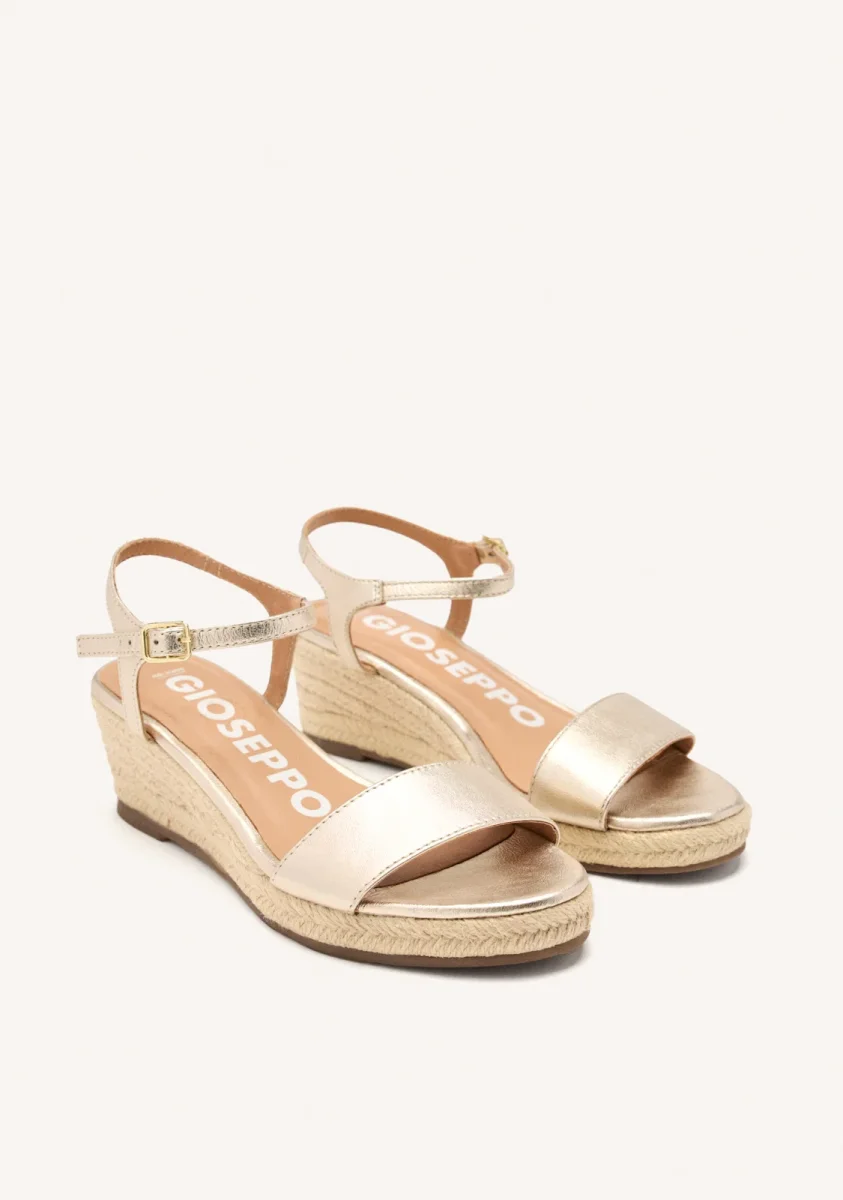 WEDGE LEATHER SANDALS YALAHA - Image 3