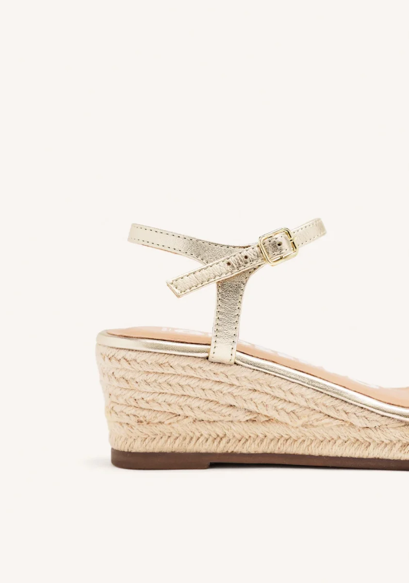 WEDGE LEATHER SANDALS YALAHA - Image 4