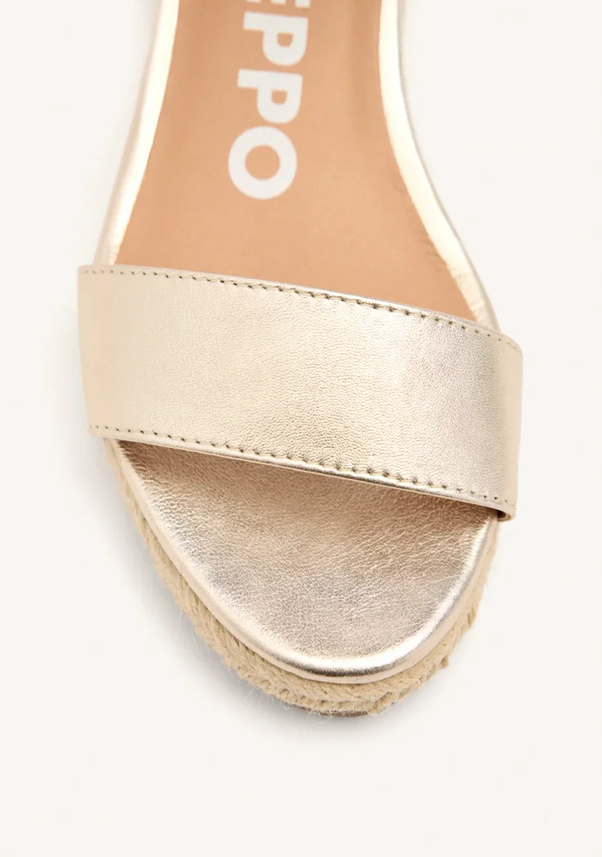 WEDGE LEATHER SANDALS YALAHA - Image 5