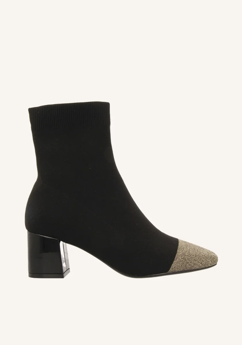 SOCKS-STYLE ANKLE BOOTS WITH HEEL VANLOSE - Image 2