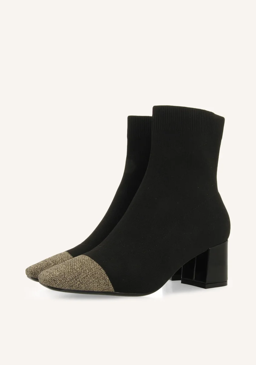 SOCKS-STYLE ANKLE BOOTS WITH HEEL VANLOSE - Image 3
