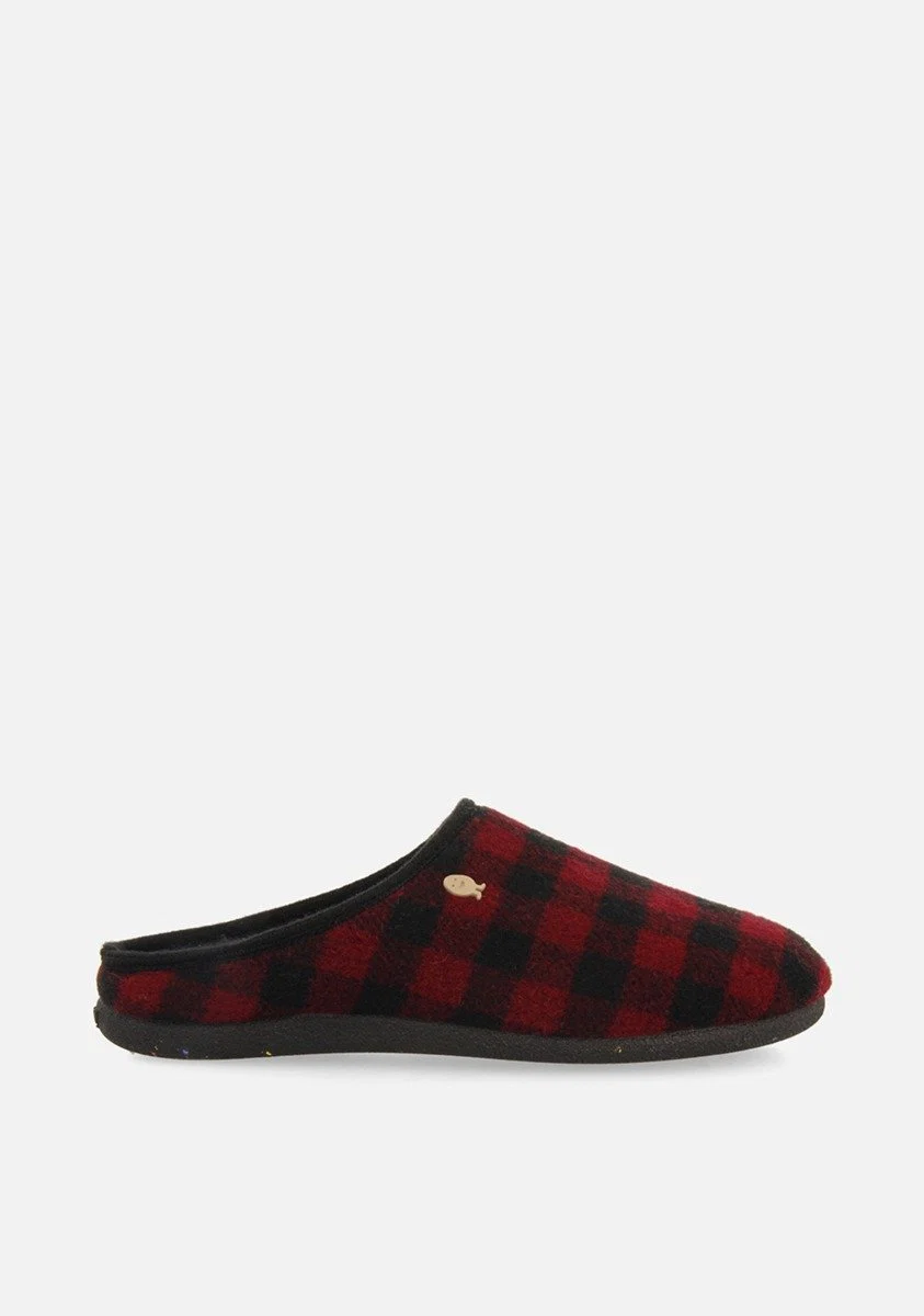 CHECKED PATTERN HOUSE SLIPPERS SAVANNAH - Image 2