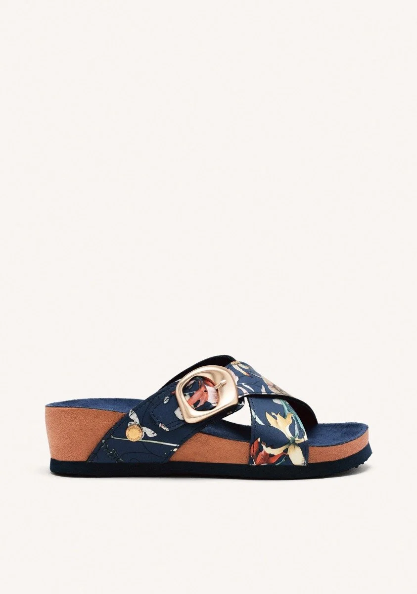 WEDGE FLOWER SANDALS UXBRIDGE - Image 2