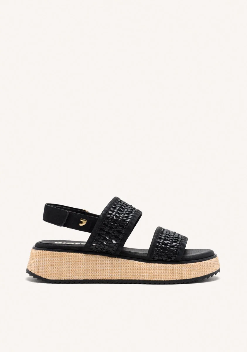 BRAIDED WEDGE SANDALS CLOVERLAND - Image 2