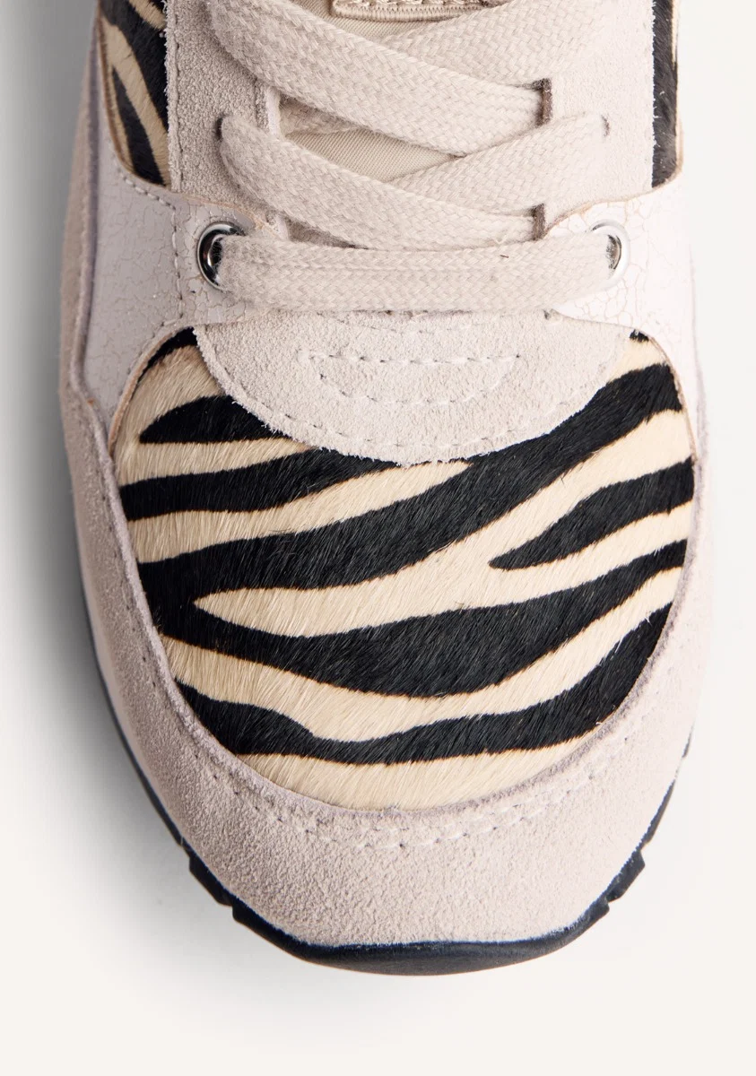 WEDGE ANIMAL PRINT LEATHER SNEAKERS BARODA - Image 7