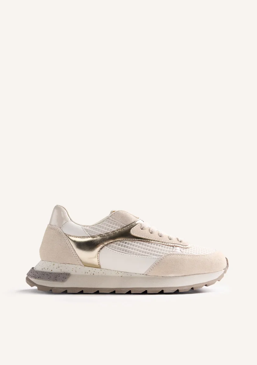LEATHER AND MESH SNEAKERS PUSCA - Image 2