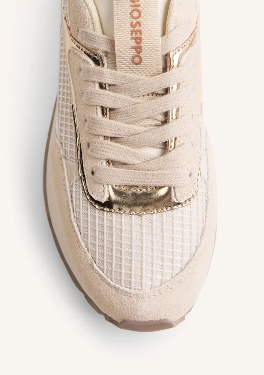 LEATHER AND MESH SNEAKERS PUSCA - Image 4
