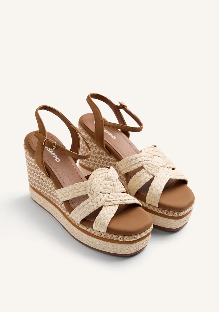 RAFFIA WEDGE SANDALS KARATINA - Image 3