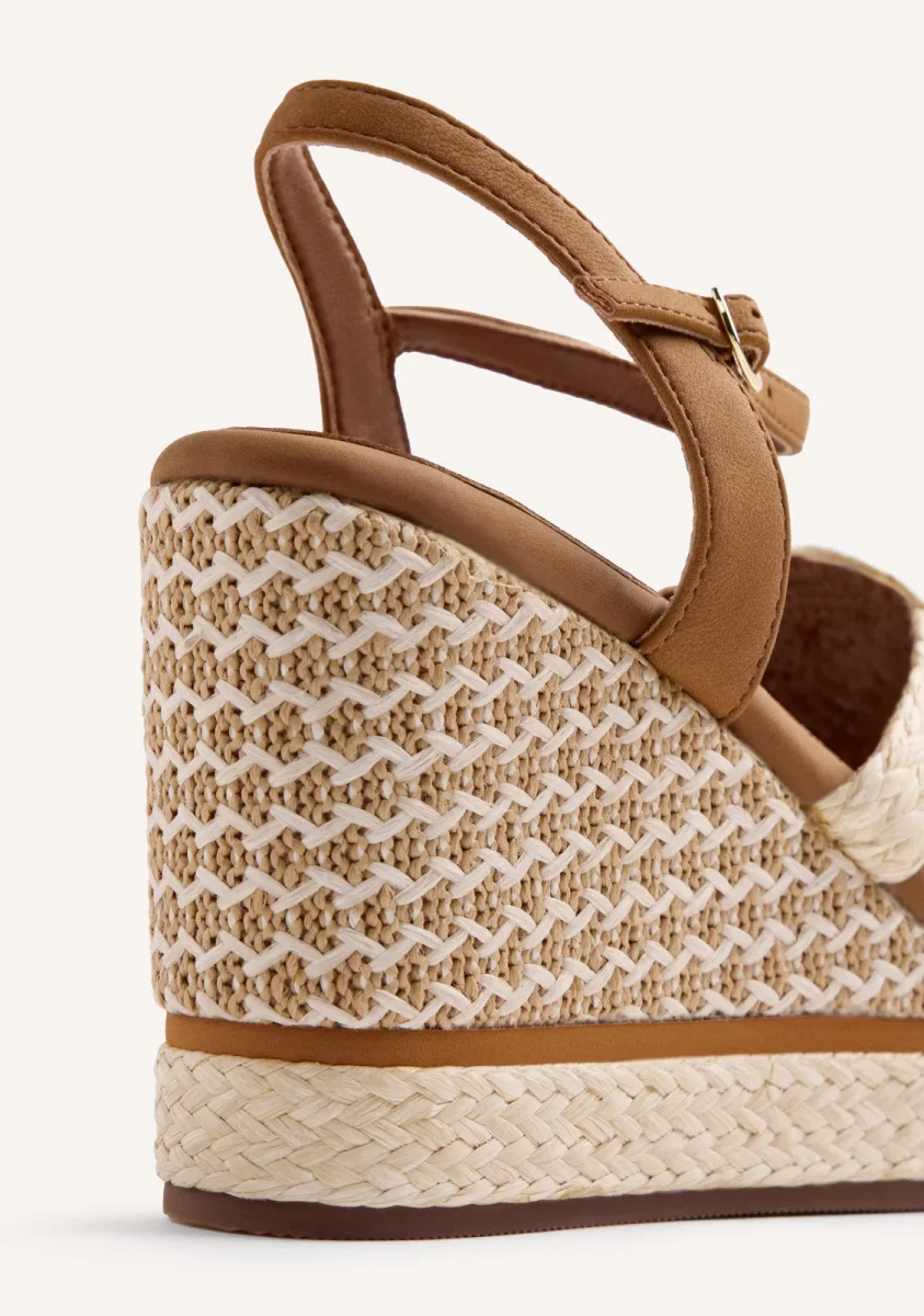 RAFFIA WEDGE SANDALS KARATINA - Image 5