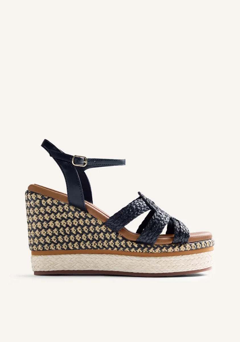 RAFFIA WEDGE SANDALS KARATINA - Image 2