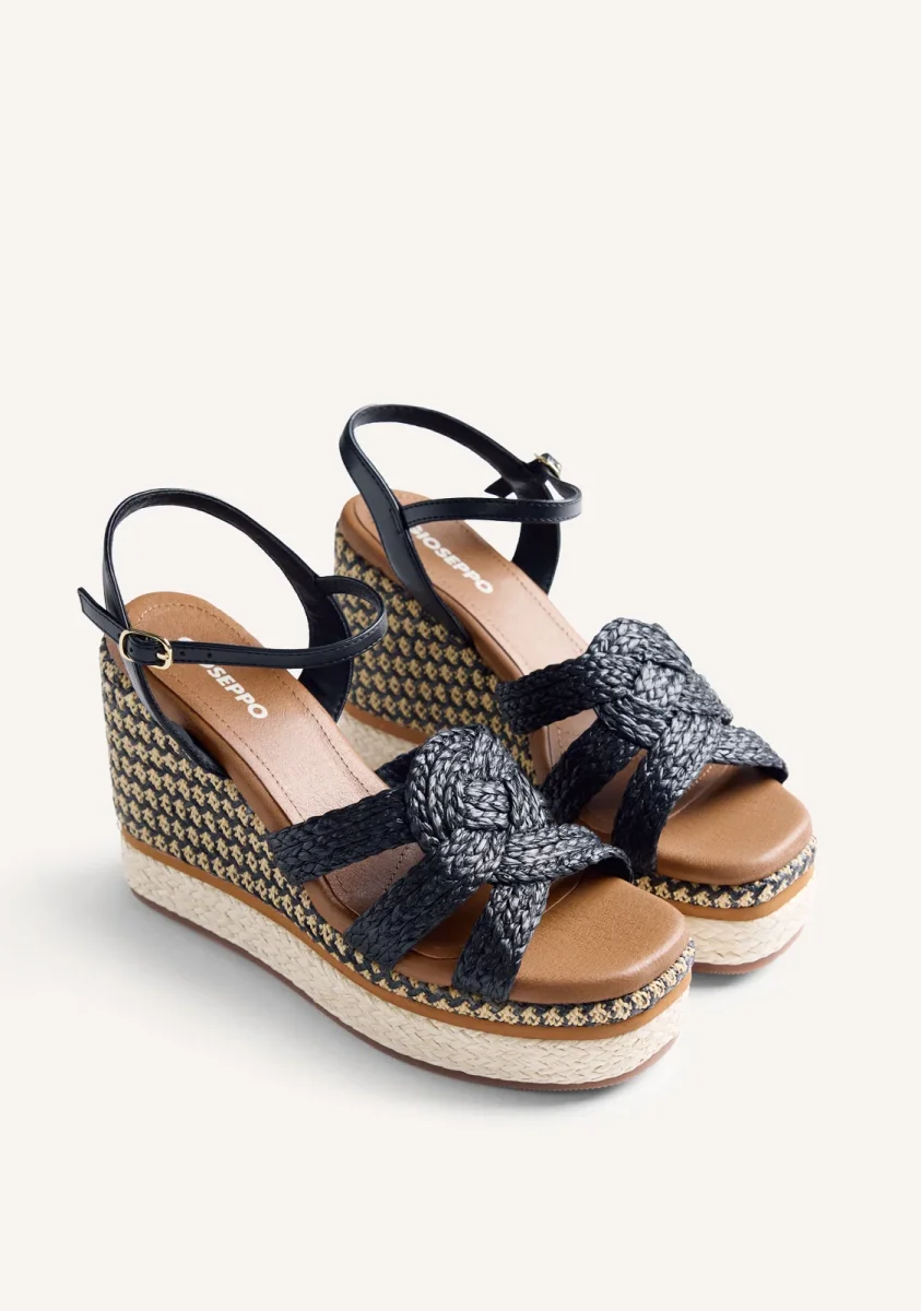 RAFFIA WEDGE SANDALS KARATINA - Image 3