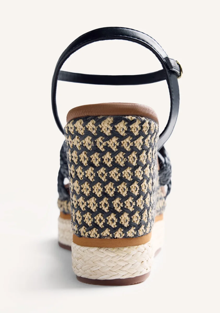 RAFFIA WEDGE SANDALS KARATINA - Image 5