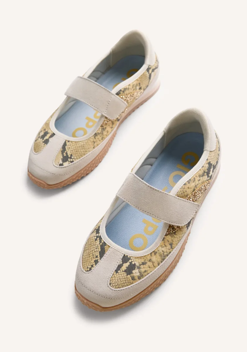 ANIMAL PRINT LEATHER SPORTY BALLET FLATS PIROVAC - Image 7