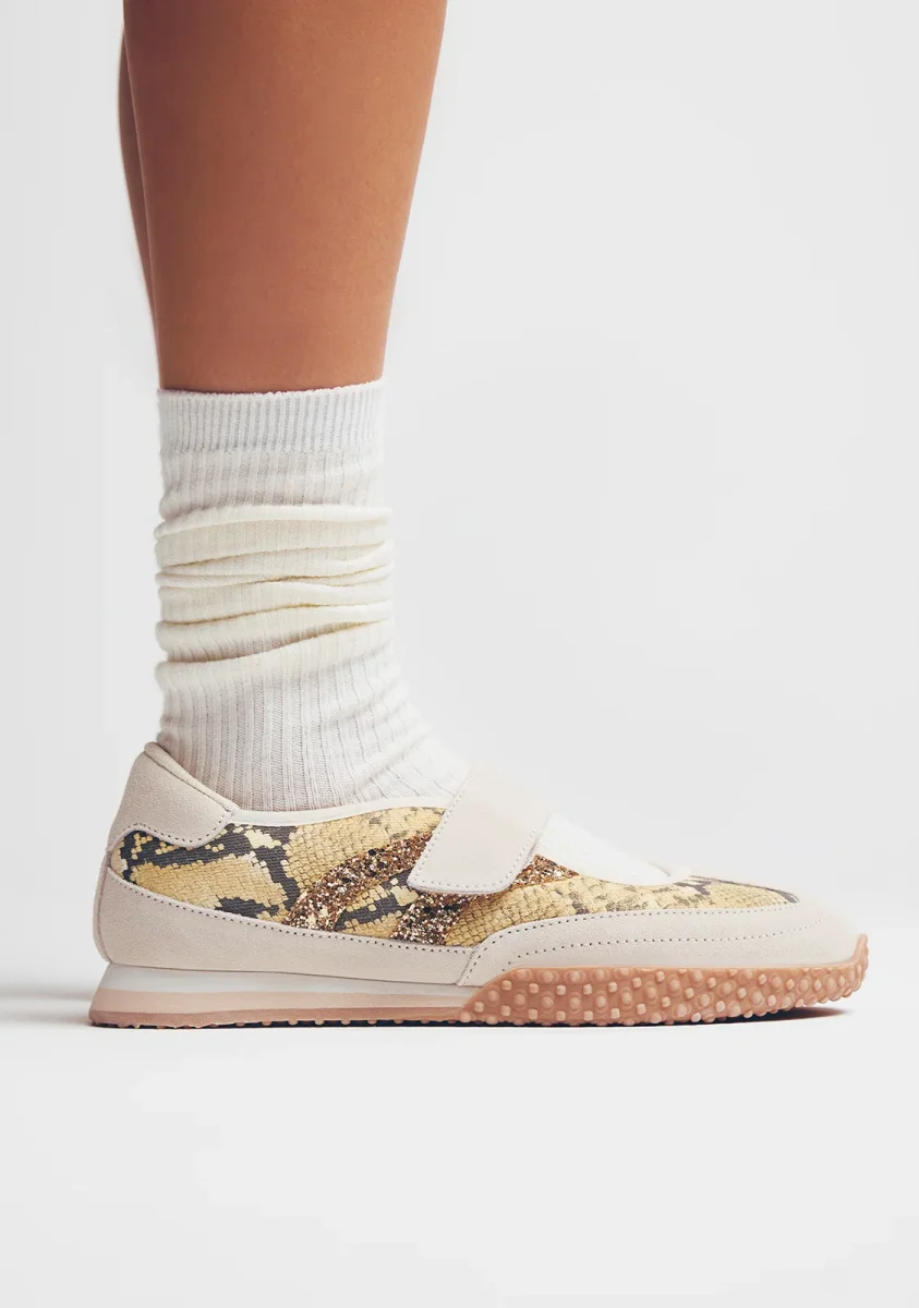 ANIMAL PRINT LEATHER SPORTY BALLET FLATS PIROVAC - Image 8