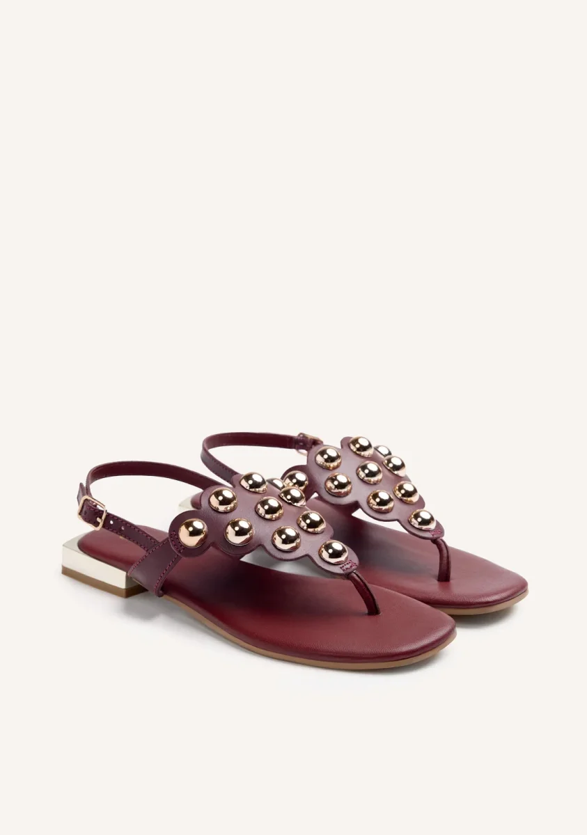 STUDDED LEATHER SANDALS KADUNA - Image 3
