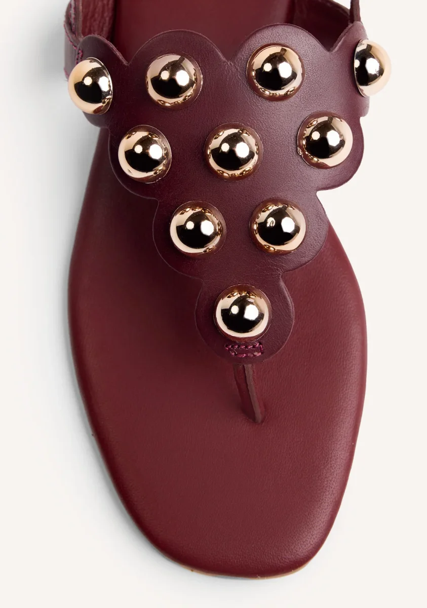 STUDDED LEATHER SANDALS KADUNA - Image 4