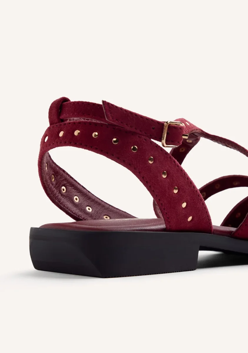 STUDDED LEATHER SANDALS URBANK - Image 5