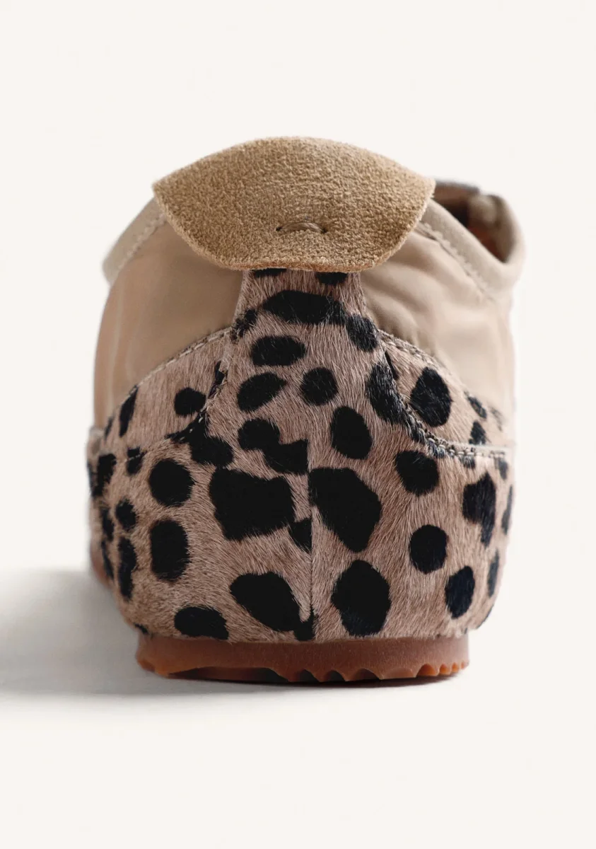 ANIMAL PRINT LEATHER AND NYLON SNEAKERS - Image 5