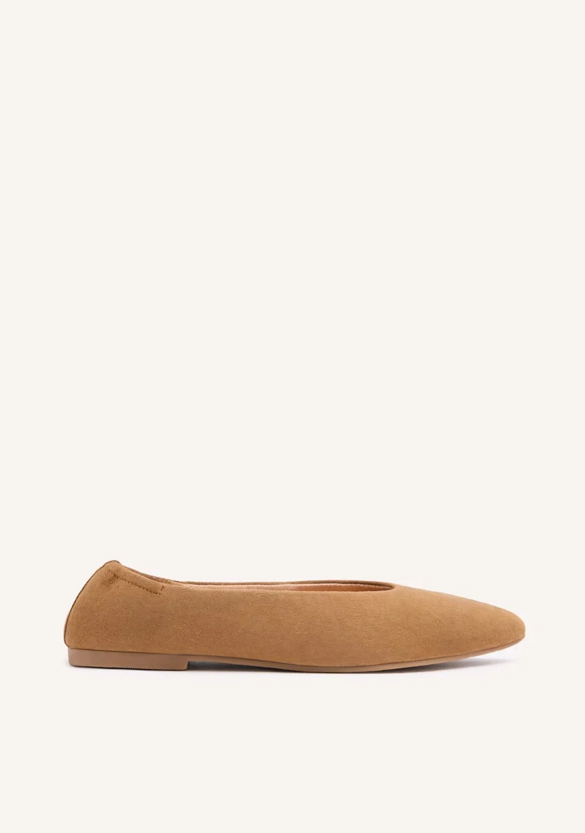 LEATHER BALLET FLATS