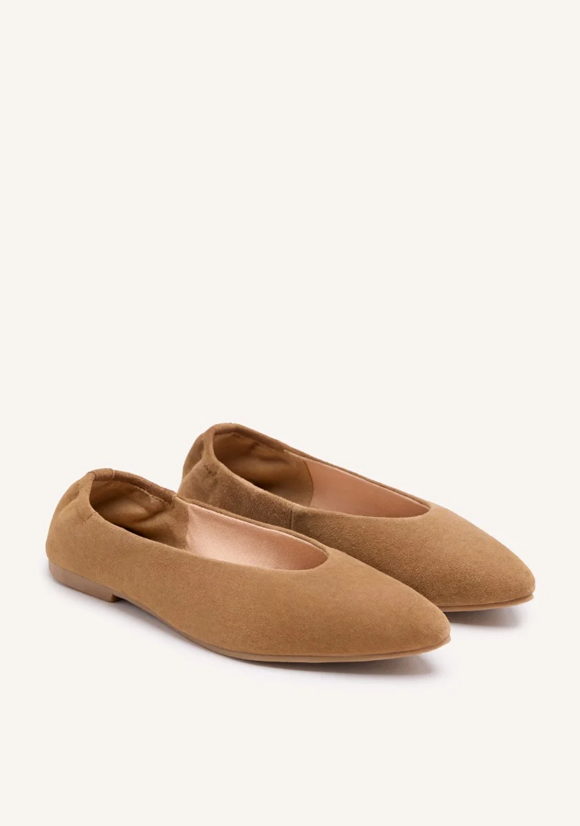 LEATHER BALLET FLATS - Image 3