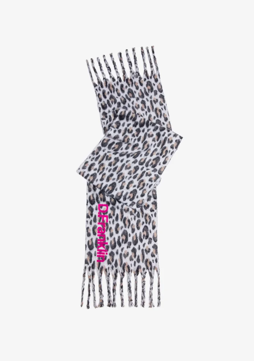 Nordic TRK Leopard Scarf Grey - Image 2