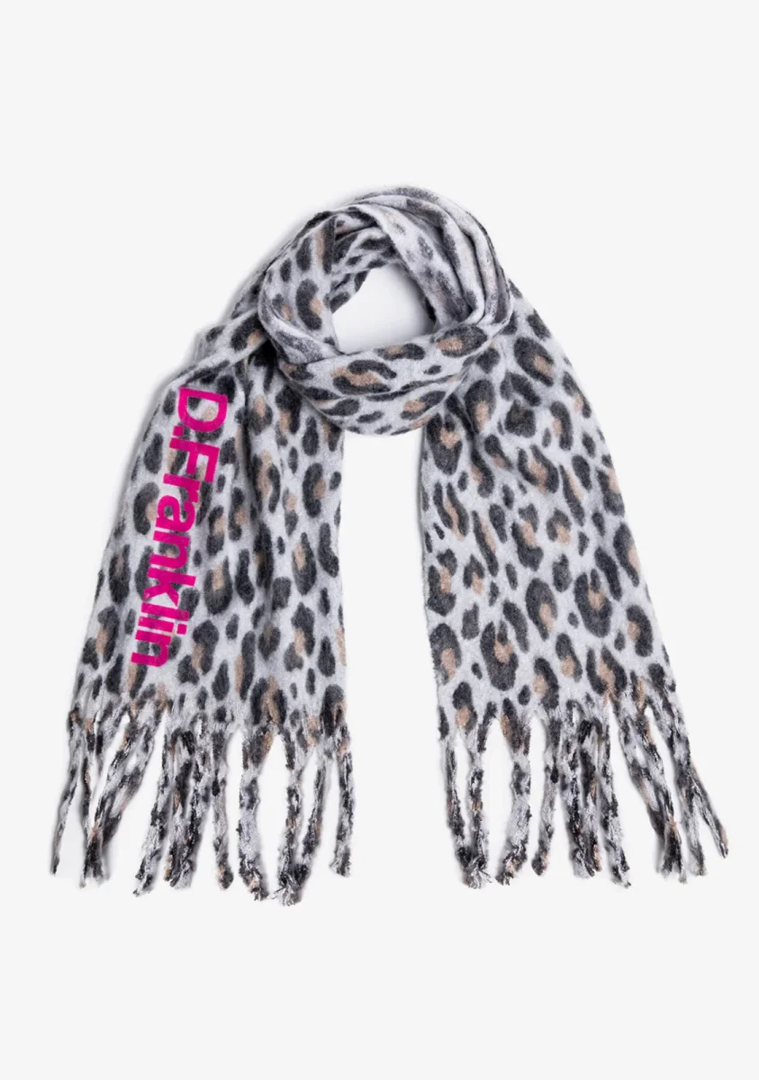 Nordic TRK Leopard Scarf Grey - Image 5