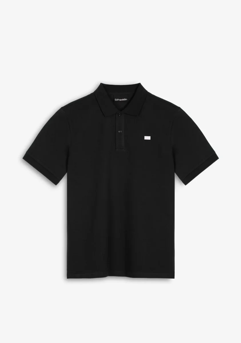 Basic Polo Shirt Black / White - Image 2