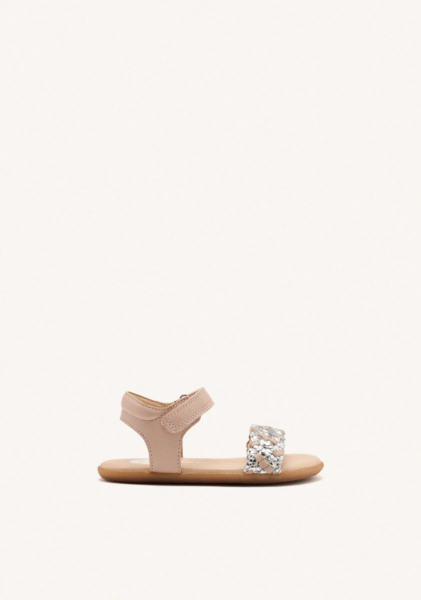GIOSEPPO BAREFOOT - BRAIDED LEATHER SANDALS BELKNAP