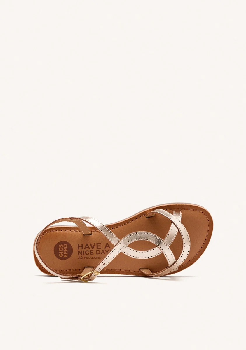LEATHER SANDALS VARZEA