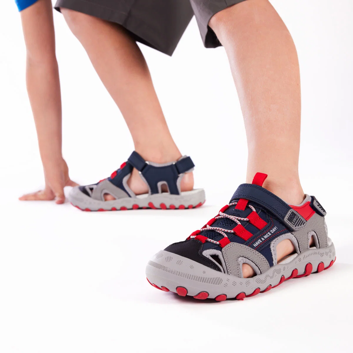 Parly boys grey sports sandals - Image 6